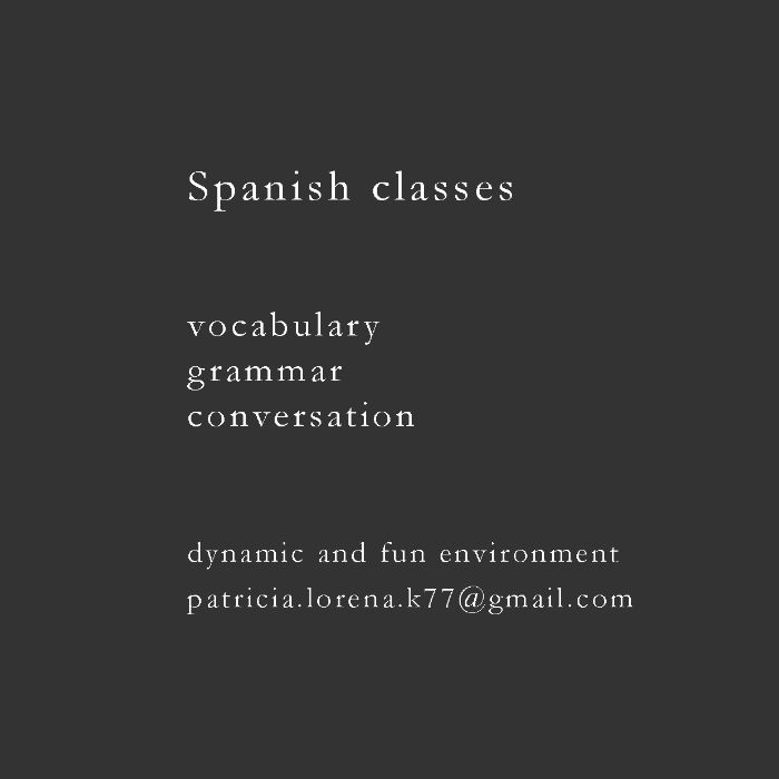 Spanish classes with native speaker