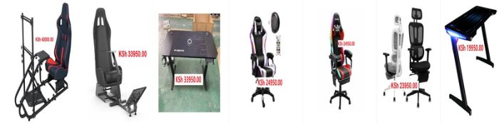 Brand new GAMING CHAIRS and TABLES 40