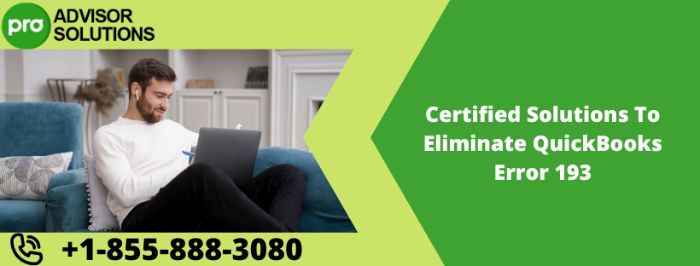 QuickBooks Error 193 How to Fix Installation and Program Launch Issues Quickly