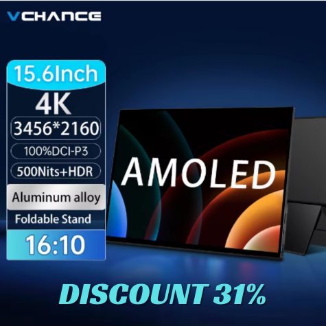 Unlocking Visual Perfection: A Deep Dive into the VCHANCE 15.6Inch 4K Portable Monitor