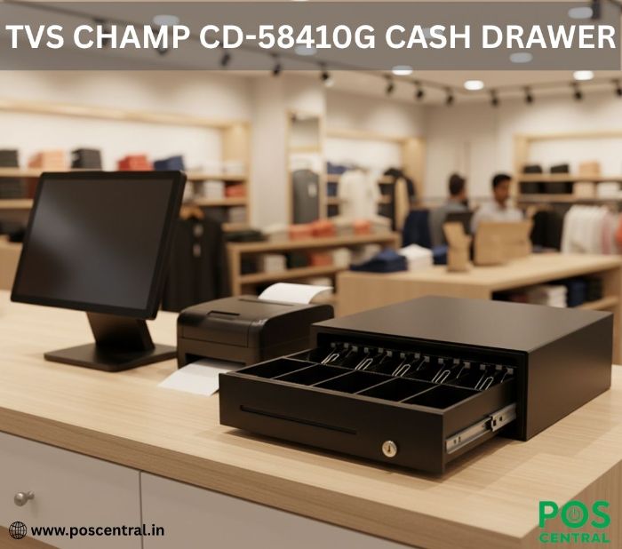 Buy TVS Champ CD58410G Cash Drawer Online Secure Durable for Retail Shops