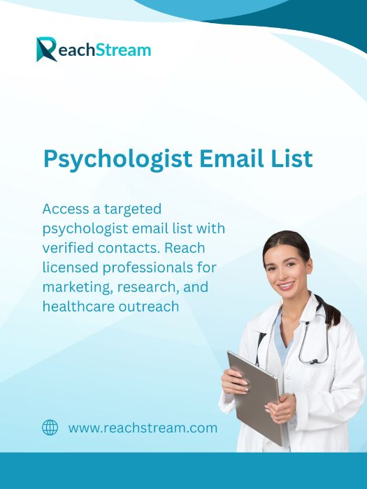 Grow Fast with Psychologist Email Database Access