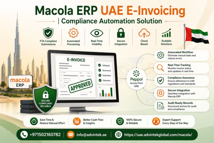 Macola ERP UAE EInvoicing Compliance Automation Solution
