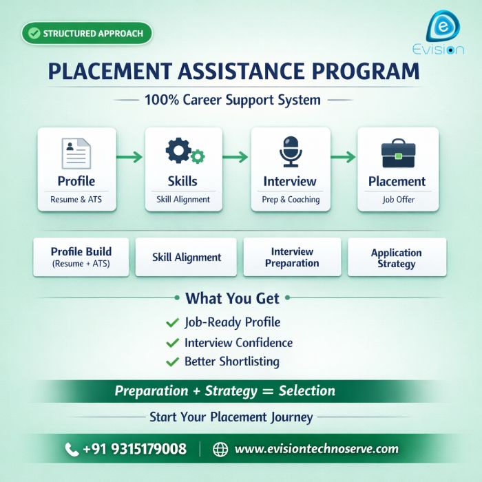 Placement Assistance Program Preparation Strategy Selection Evision Technoserve