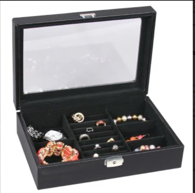 Premium Leather Jewelry Case,Elegant Durable Storage Solution