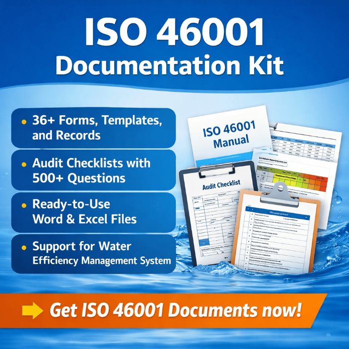 Readytouse ISO 46001 Documentation Kit