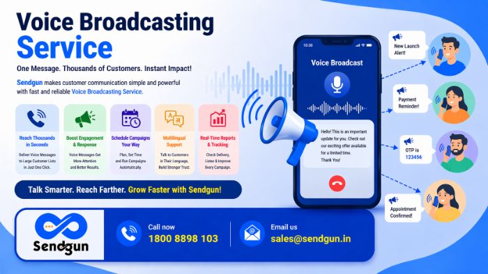 Voice Broadcasting Service from a Trusted Source Sendgun