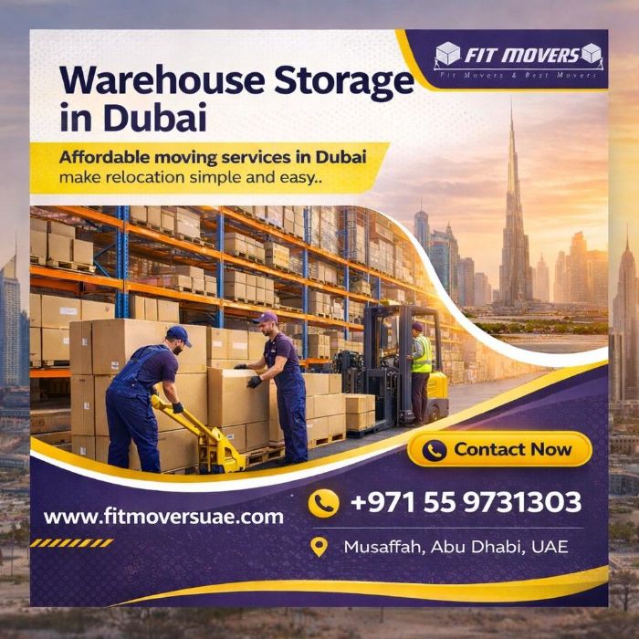 Warehouse Storage in Abu Dhabi fitmoversua