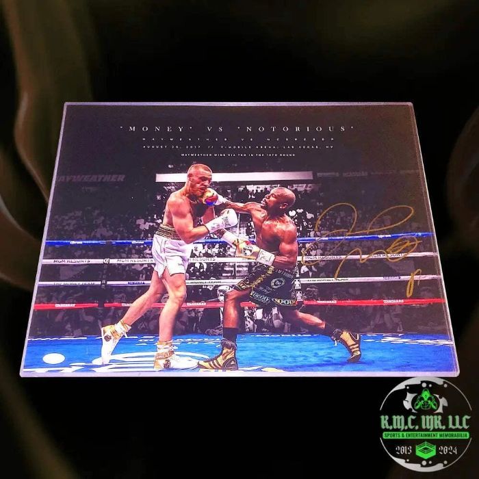 WBC FLOYD MONEY MAYWEATHER SIGNED AUTOGRAPHED 16X20 MONEY VS NOTORIOUS CONOR