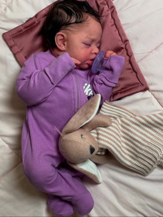 Baby Ciara reborn silicoine baby looking forward to meet you