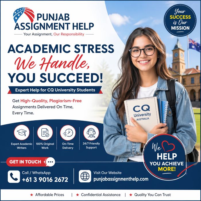 CQ University Assignment Help Australia Expert Assignment Help AU