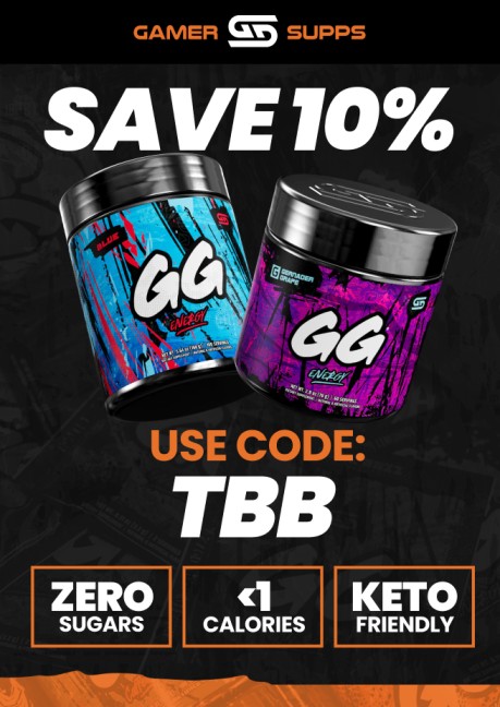 GamerSupps GG Energy Drink Powder Use Code TBB Save
