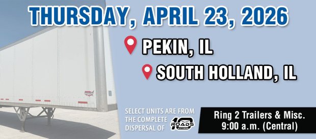 Online Trailers And Misc. Pekin South Holland, IL, 2026 Bid on Quality Equipment