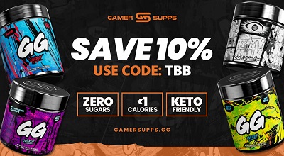 Save 10 on GamerSupps GG Energy Use Code TBB
