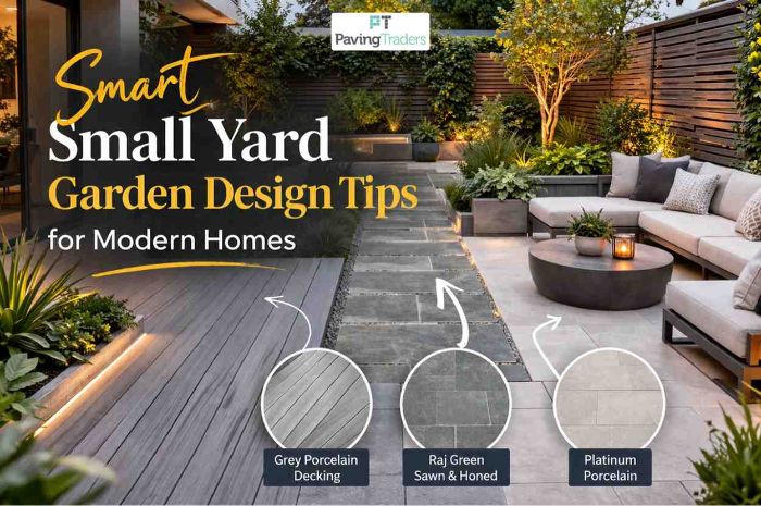 Small Yard Garden Design Services by Paving Traders