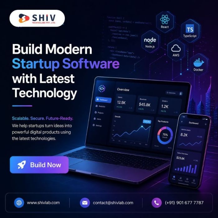 Startup Software Development Services for Custom Apps