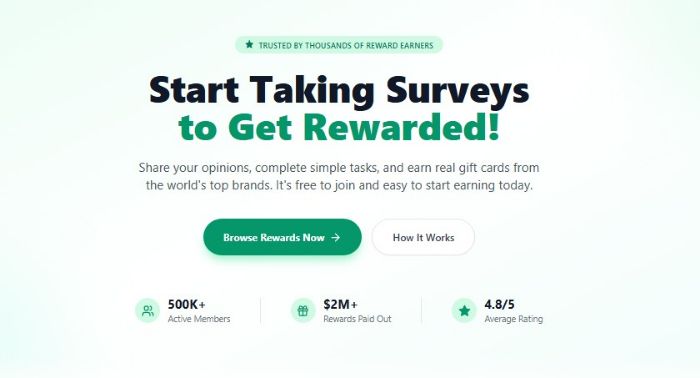 Taking Surveys and Get Rewarded!