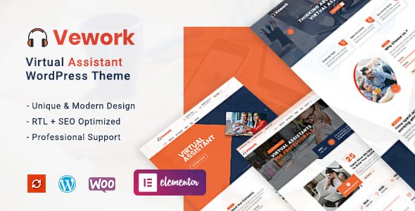 Vework Virtual Assistant WordPress Theme