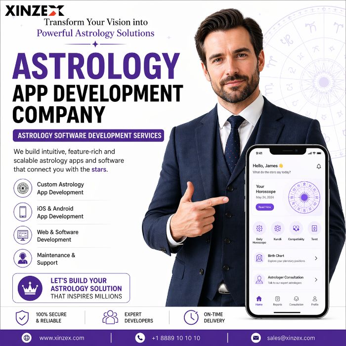 Xinzex Specialized Astrology Software Development Services from a Leading Astrology App Development Company