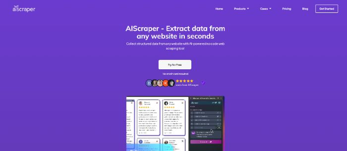 AIScraper smart intuitive web scraping solution for effortless data extraction tasks