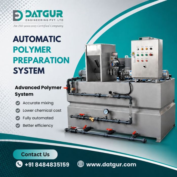 Automatic Polymer Preparation System Best Industrial Solution