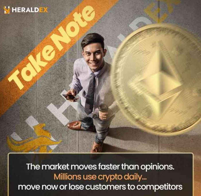 Crypto Payment Gateway HeraldEX Crypto as Payment