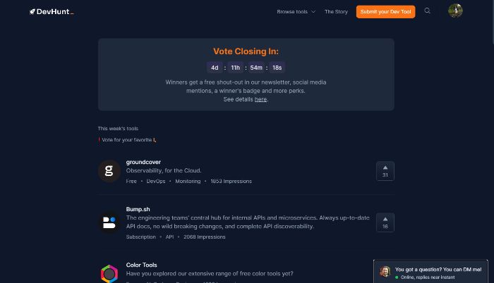 DevHunt connects developers with the audience theyve been missing.