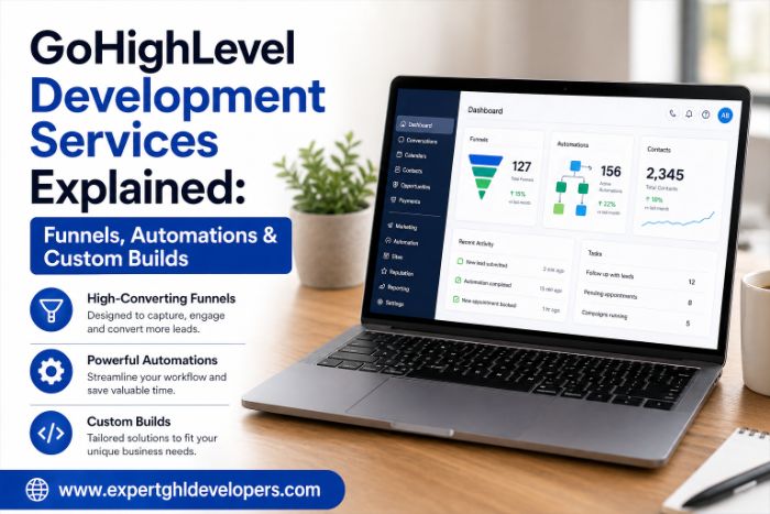 GoHighLevel Development Services Explained: Funnels, Automations Custom Builds