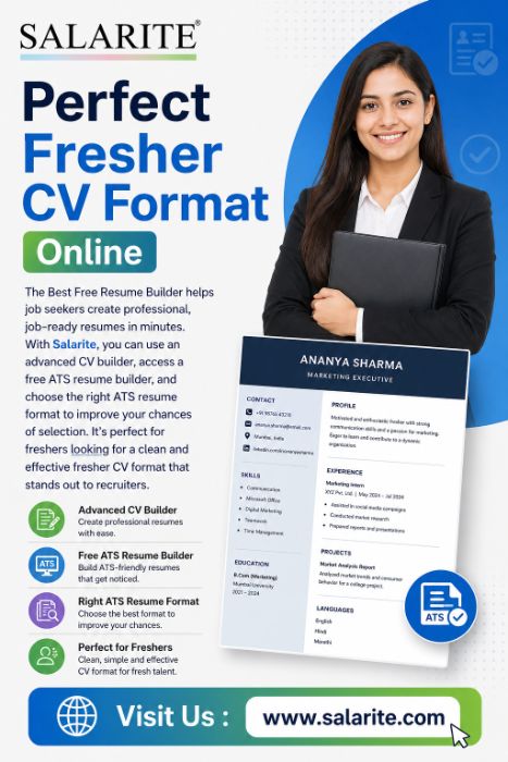 Perfect Fresher CV Format Online