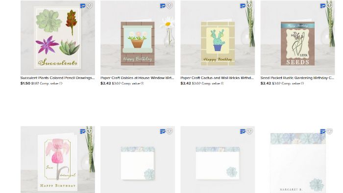 Plant and Garden Themed Cards and Gifts