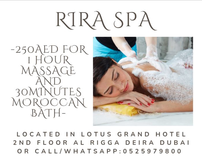 Rira Spa offer 512026