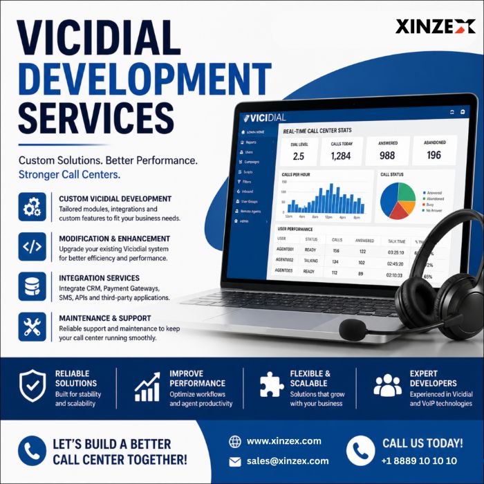 Vicidial Development Services Boost Your Call Center Performance