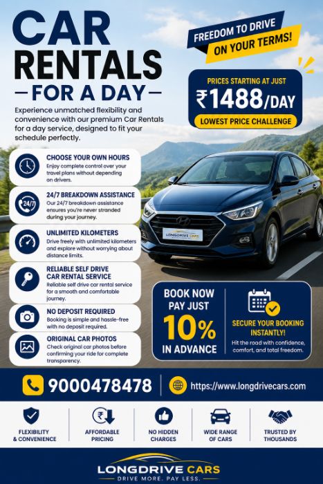 Car Rentals for a day