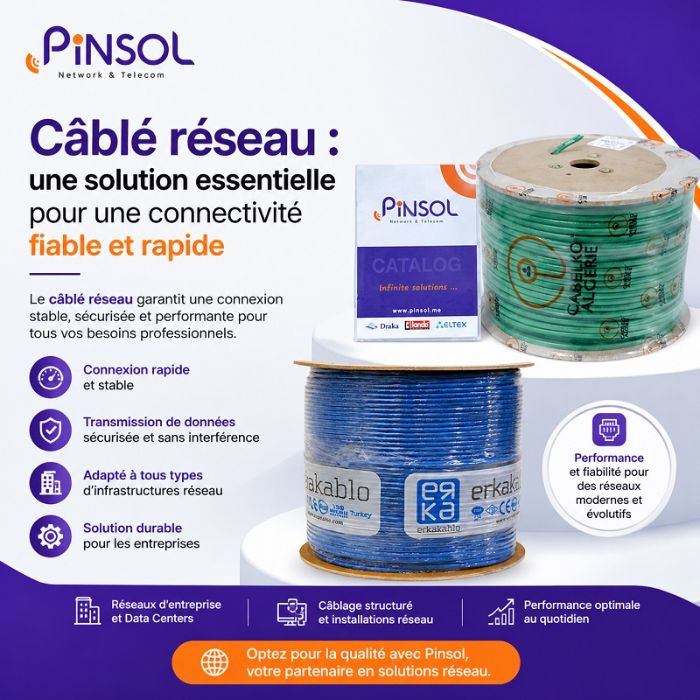 Cable reseau : une solution essentielle pour une connectivite fiable et rapide