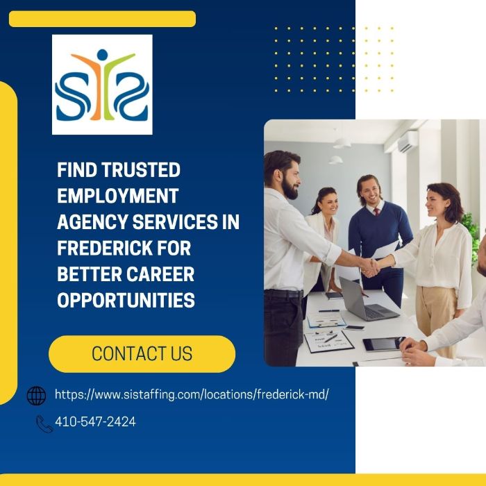 Find Trusted Employment Agency Services in Frederick for Better Career Opportunities