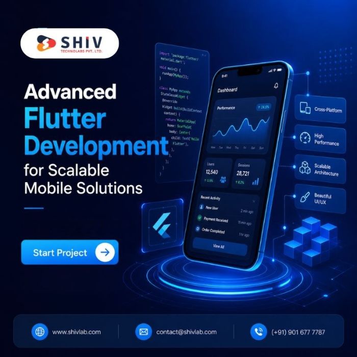 Flutter App Development Services for Custom Mobile Apps