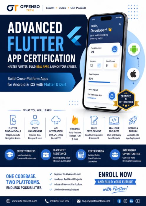 Flutter training course in kochi