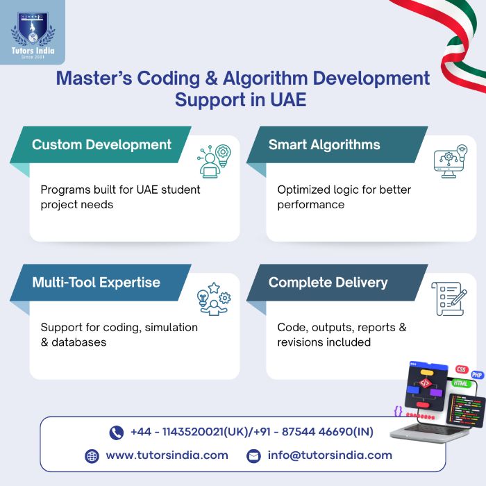 High Quality Masters Algorithm Development Help in UAE
