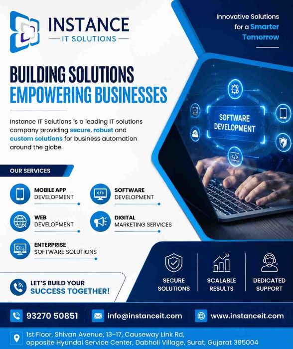 Instance IT Solutions Software Development IT Services Company