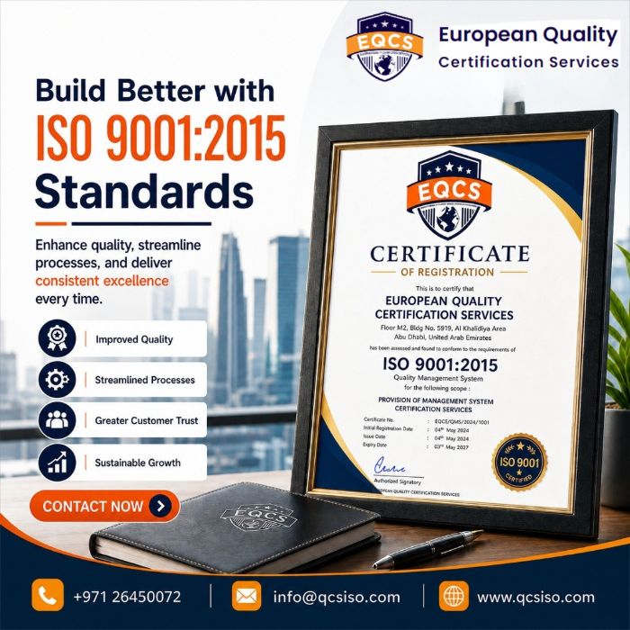 ISO 9001:2015 Certification in Dubai