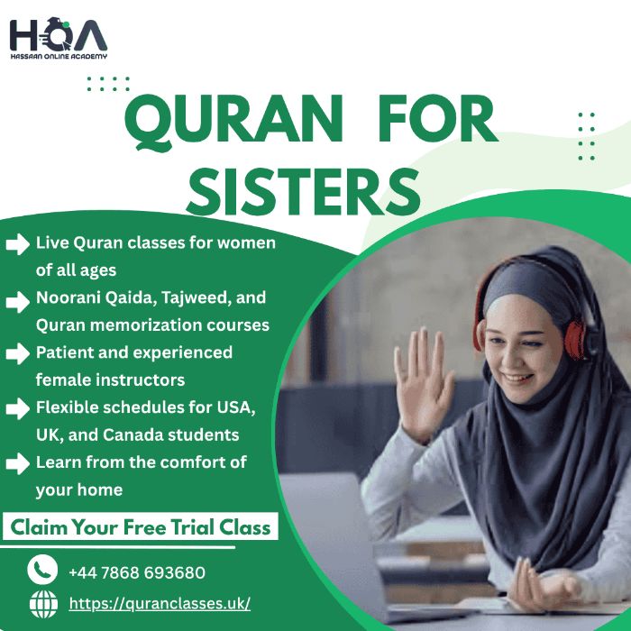 Online Quran Classes for Females in the USA Canada Hassaan Online Academy
