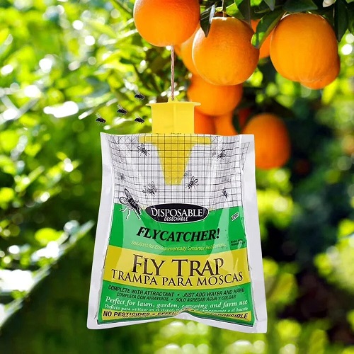 Outdoor Fly Traps Disposable Bag That Catches Up to 20,000 Flies!