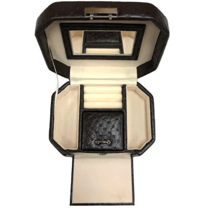 Premium Leather Travel Jewelry Case in Canada Shop Prestige and Fancy