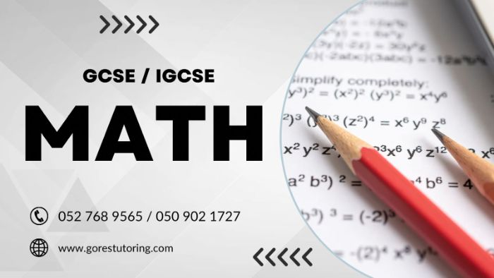 Private Tutor Igcsegcse math dubai