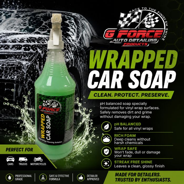 Wrapped Car Soap pH Balanced Vinyl Wrap Car Wash Shampoo