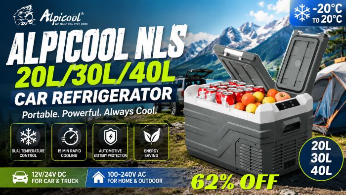 Alpicool NLS Portable Car Refrigerator: The Ultimate Companion for Every Road Trip