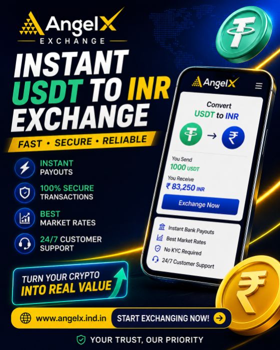 AngelX Exchange Fast Secure Crypto Conversion Platform