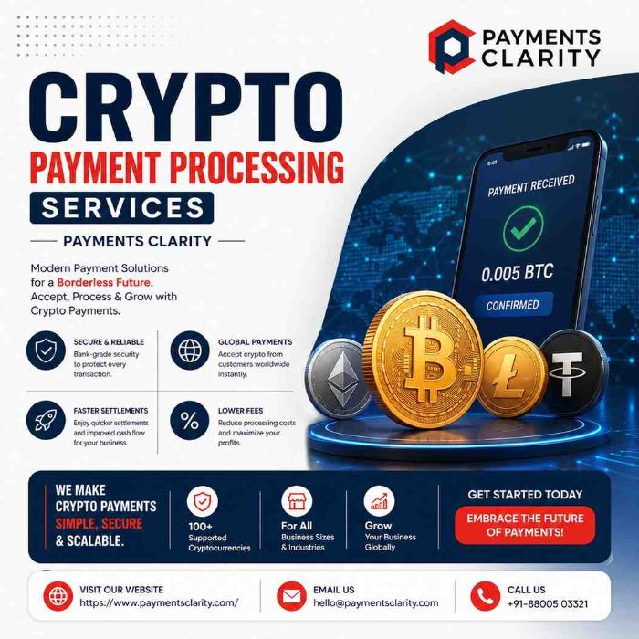 Crypto Payment Processing Services Payments Clarity