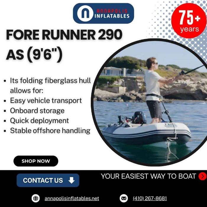 Forerunner Folding Inflatable Boats Collapsible Dinghy Boats