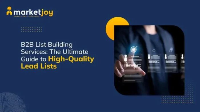 Generate Qualified Leads with B2B List Building Services